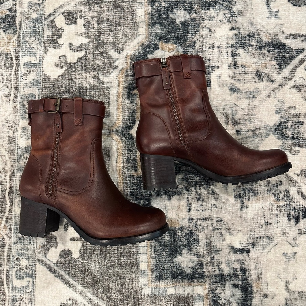 Trask leather boots